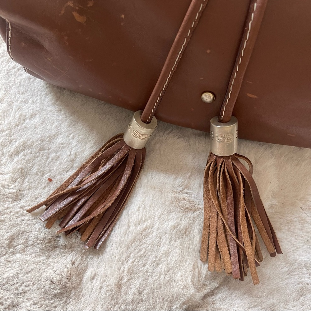 Lancel Woven Braided Leather Hobo Tote - Picture 13 of 16
